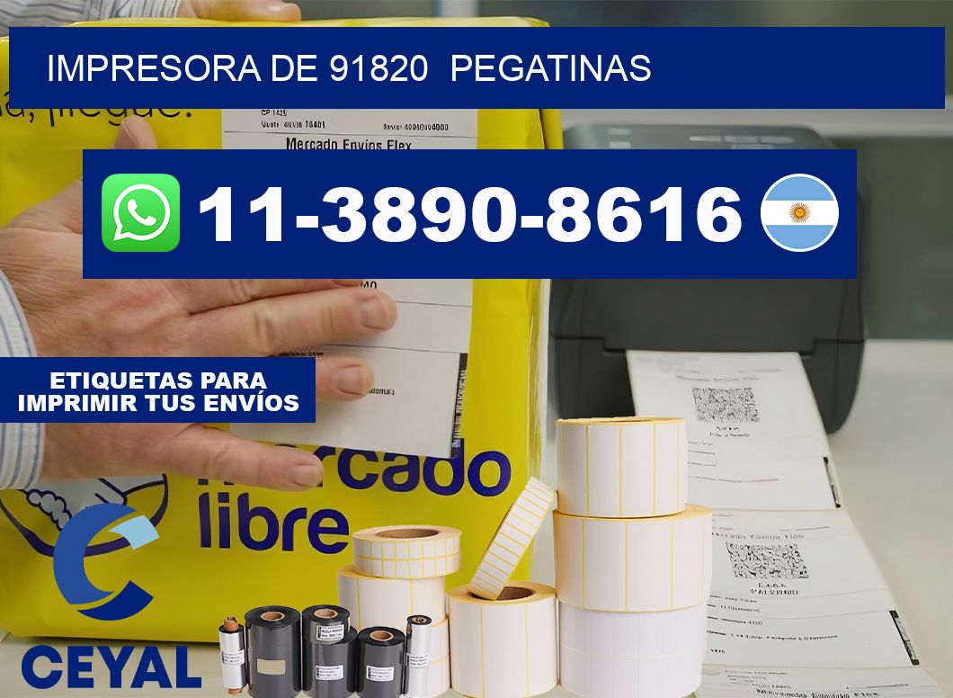 impresora de 91820 pegatinas