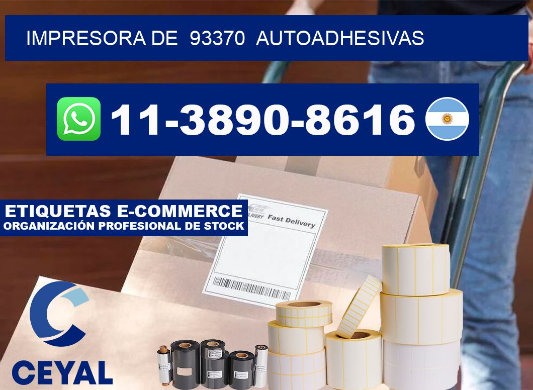 impresora de  93370  autoadhesivas