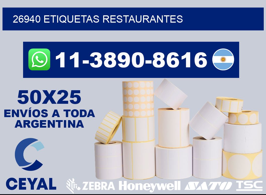 26940 etiquetas restaurantes