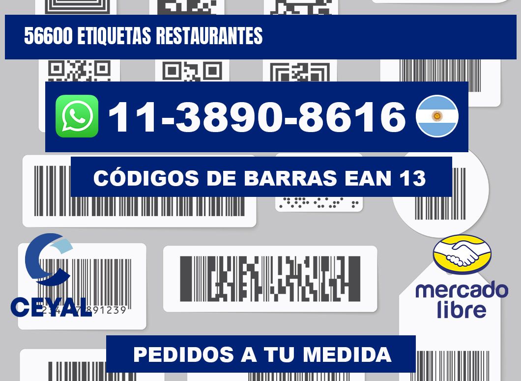 56600 etiquetas restaurantes