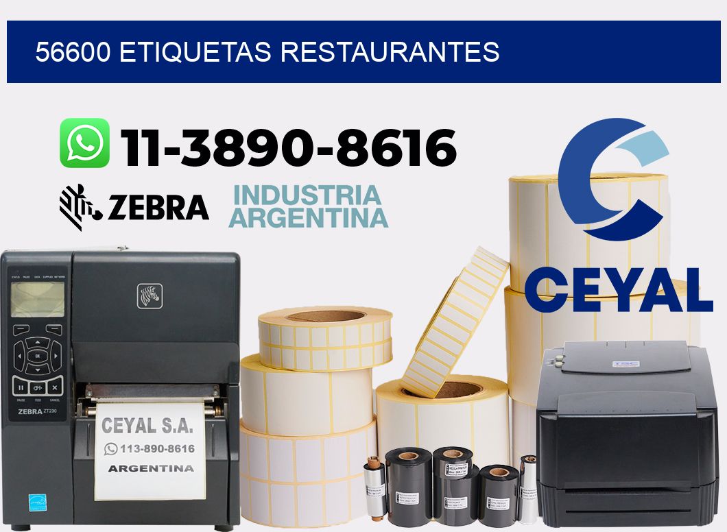 56600 etiquetas restaurantes