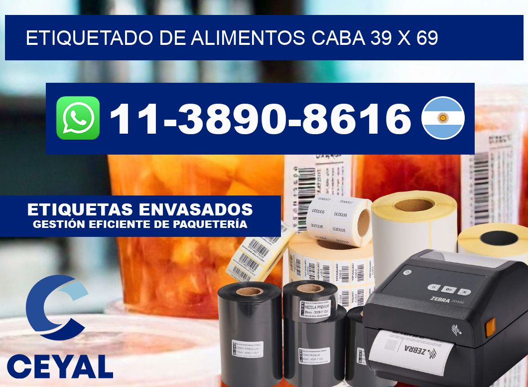 Etiquetado de alimentos caba 39 x 69