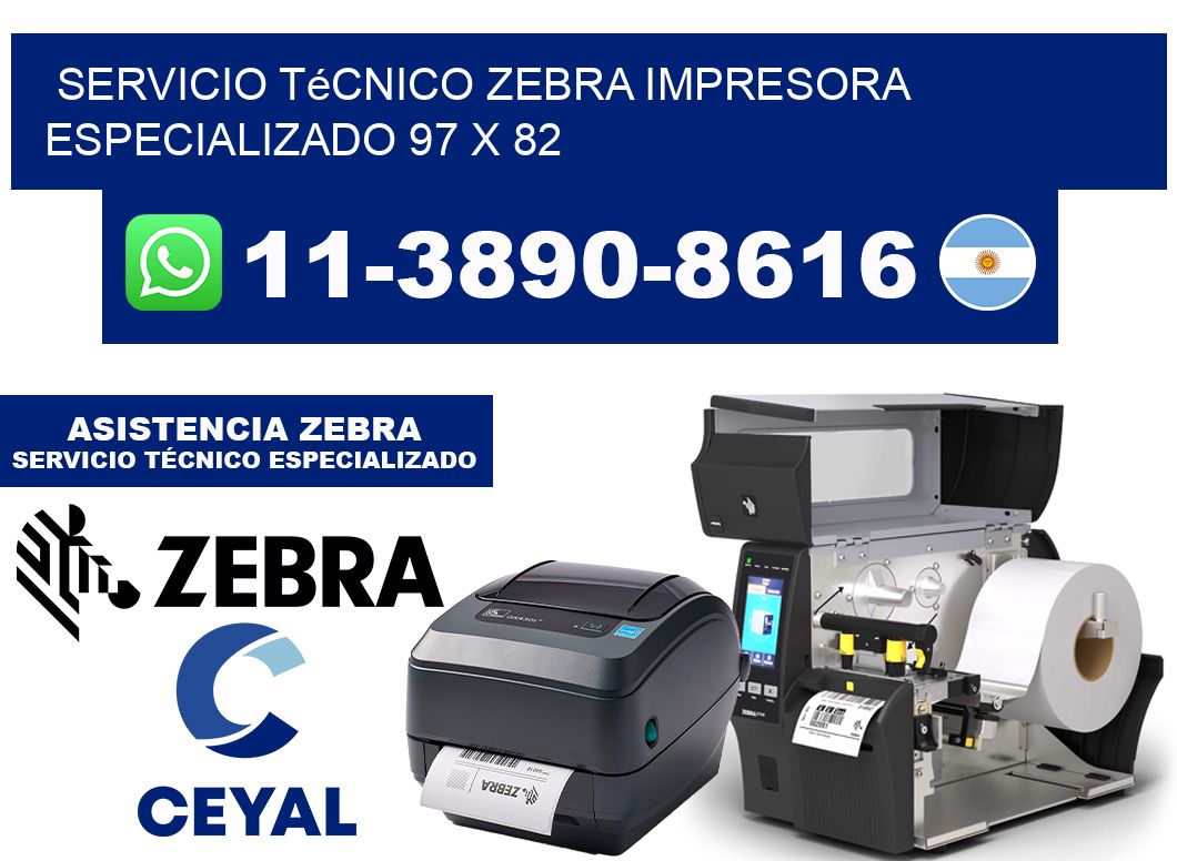 Servicio Técnico Zebra Impresora Especializado 97 x 82
