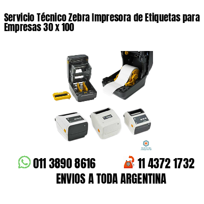 Servicio Técnico Zebra Impresora de Etiquetas para Empresas 30 x 100