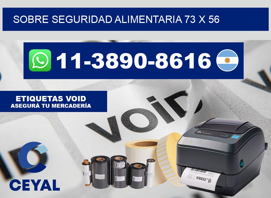 Sobre seguridad alimentaria 73 x 56