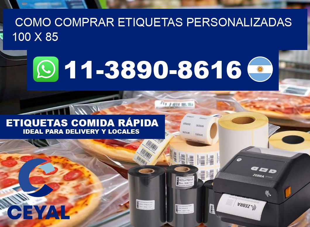 como comprar etiquetas personalizadas 100 x 85