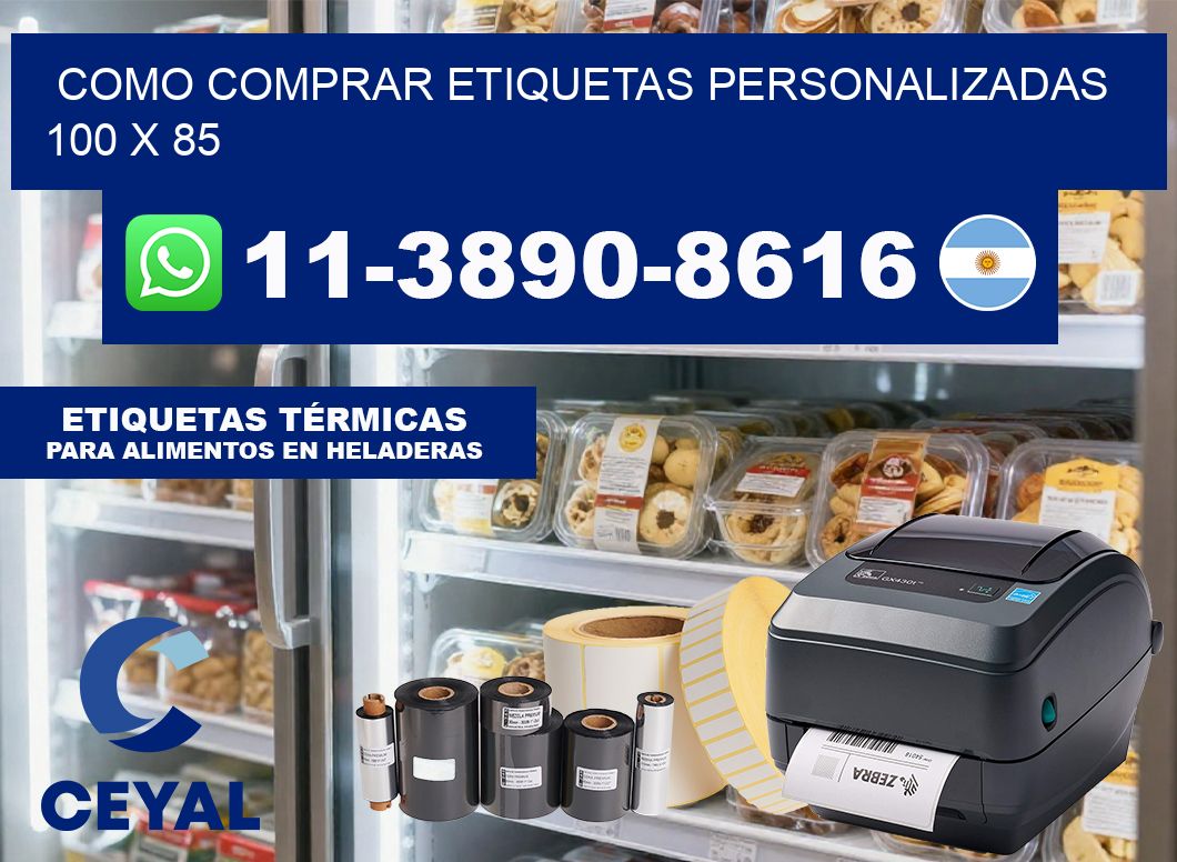 como comprar etiquetas personalizadas 100 x 85