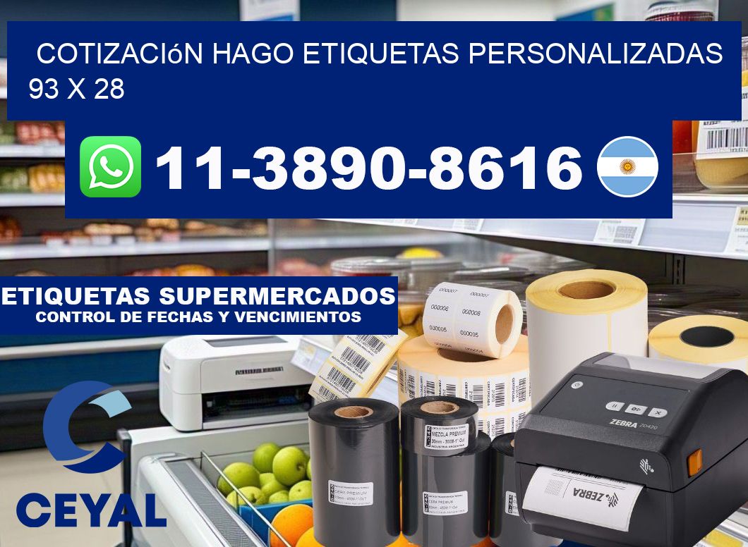 cotización hago etiquetas personalizadas 93 x 28
