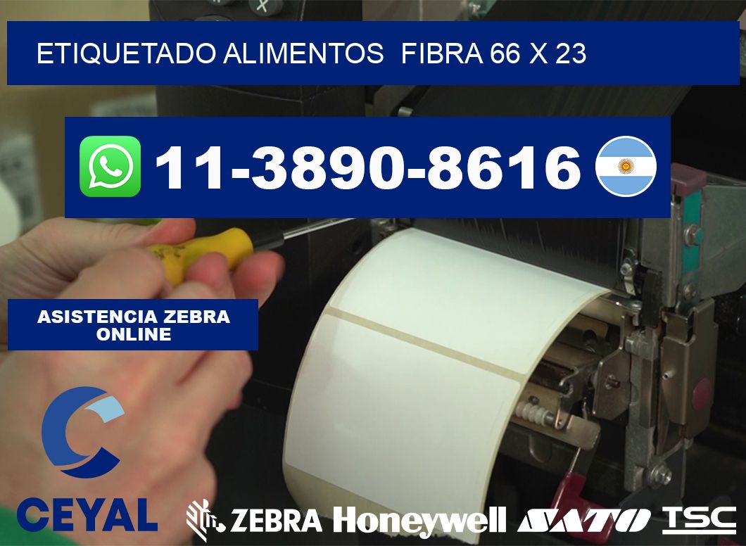 etiquetado alimentos  Fibra 66 x 23
