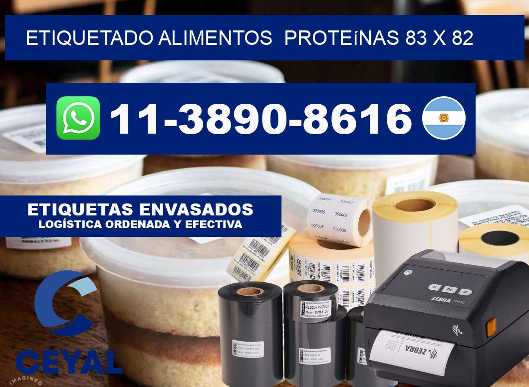 etiquetado alimentos  Proteínas 83 x 82