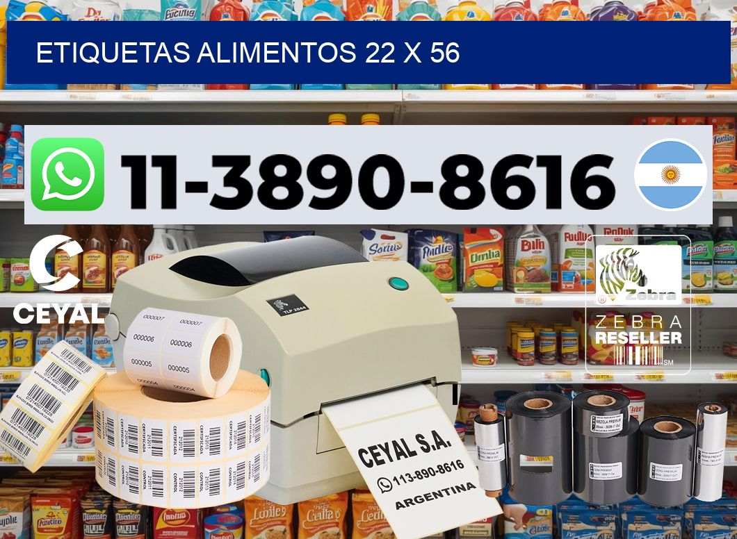 etiquetas alimentos 22 x 56