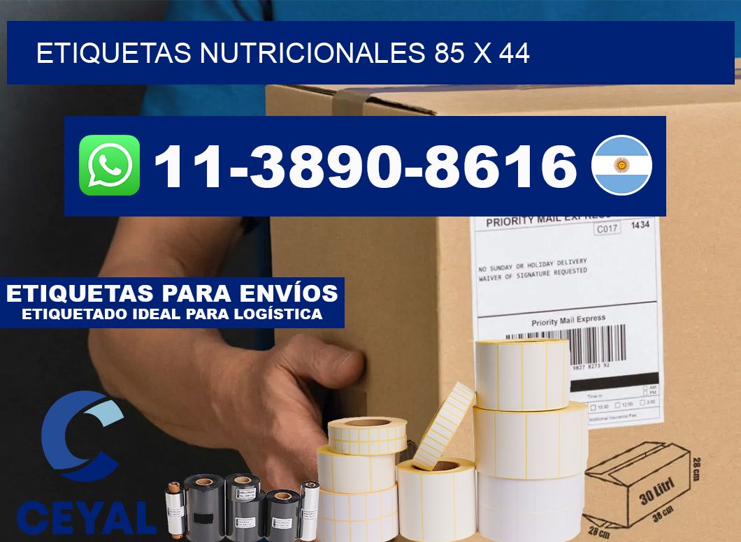 etiquetas nutricionales 85 x 44