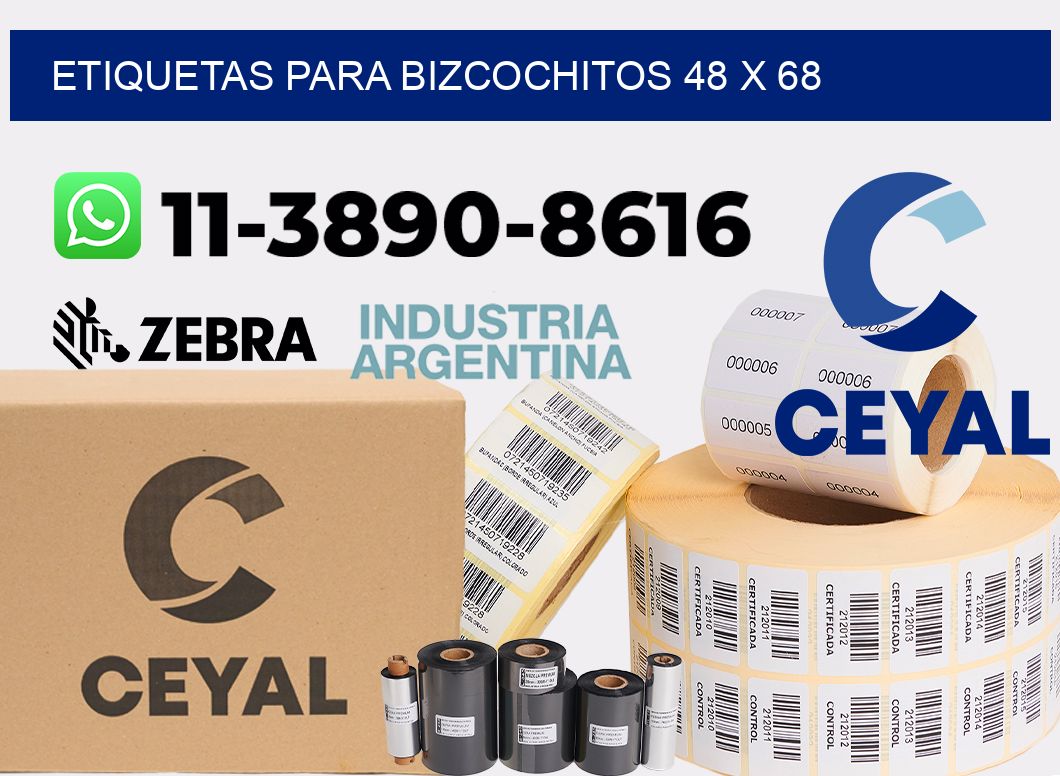 etiquetas para Bizcochitos 48 x 68