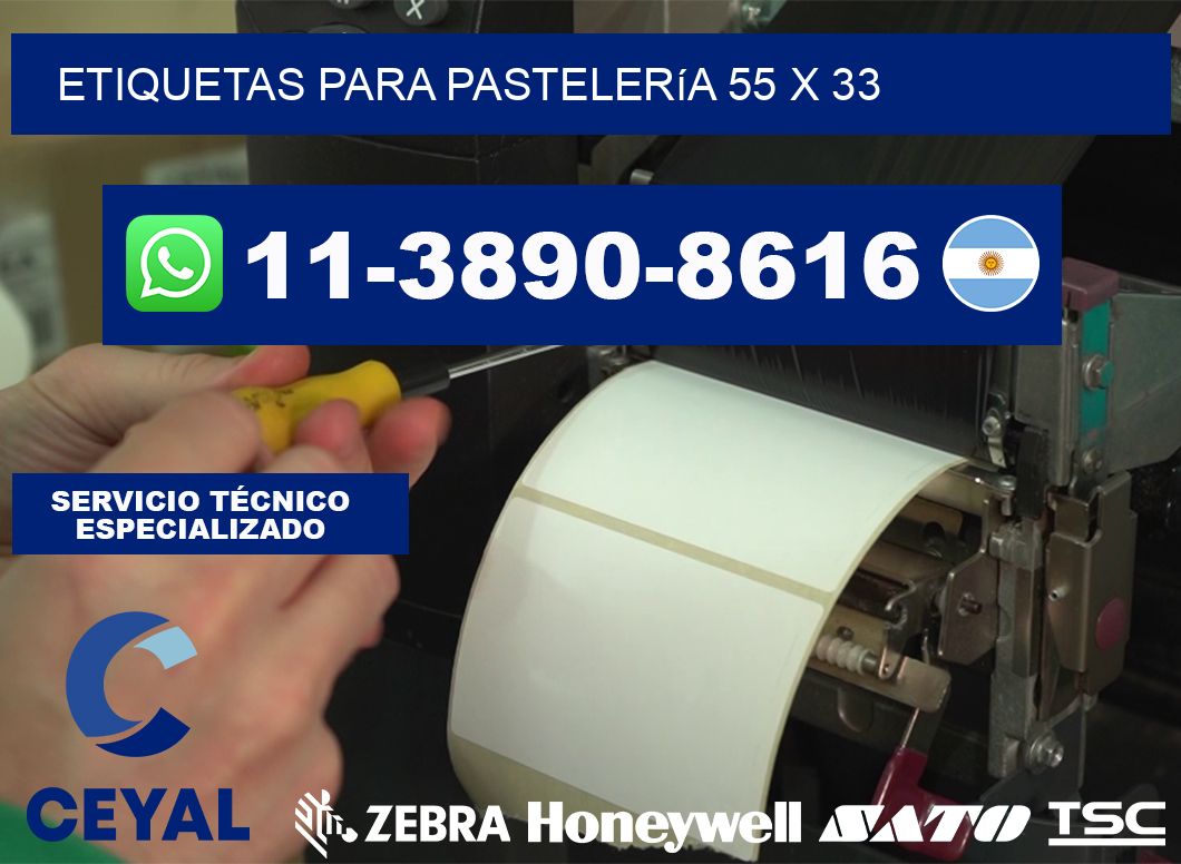etiquetas para Pastelería 55 x 33