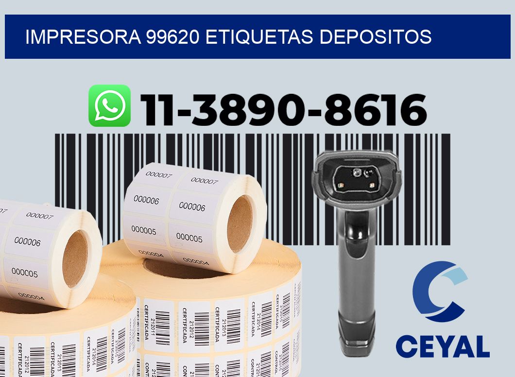 impresora 99620 etiquetas depositos
