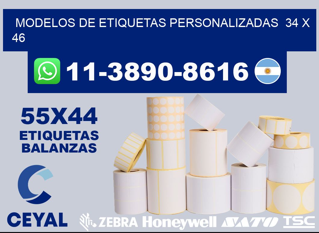 modelos de etiquetas personalizadas 34 x 46
