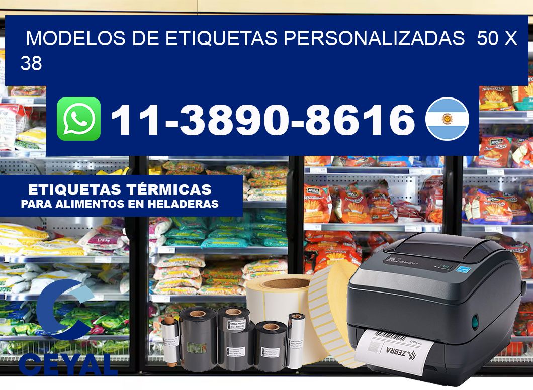 modelos de etiquetas personalizadas  50 x 38