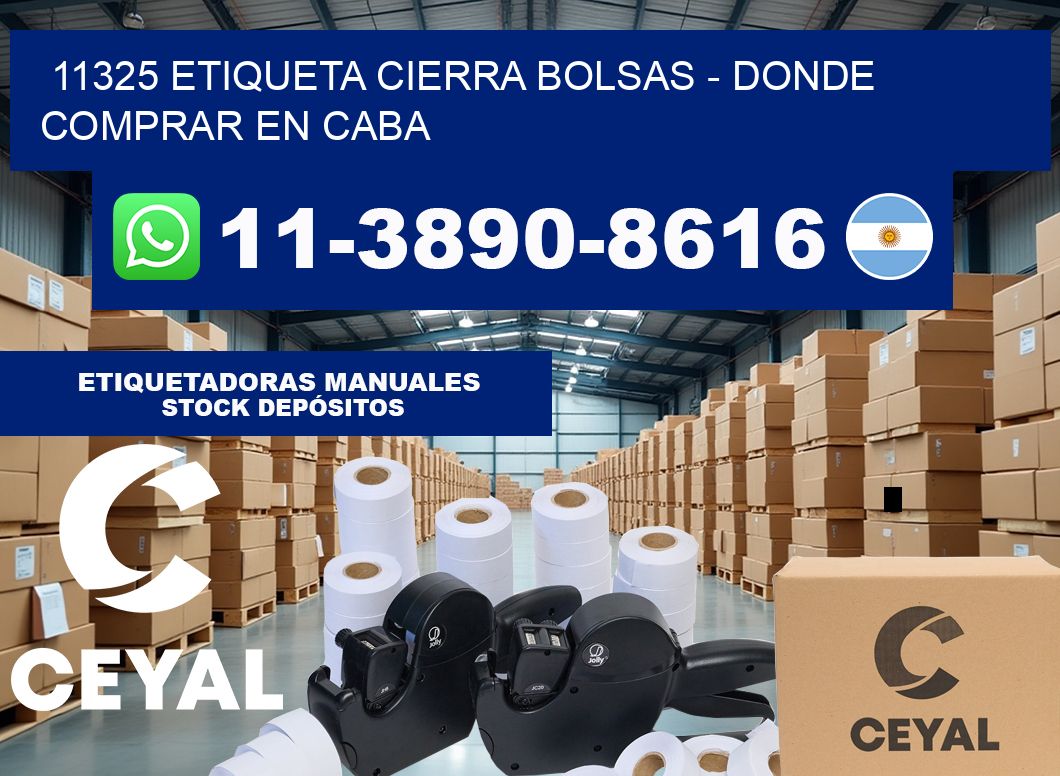 11325 etiqueta Cierra Bolsas – Donde Comprar en Caba