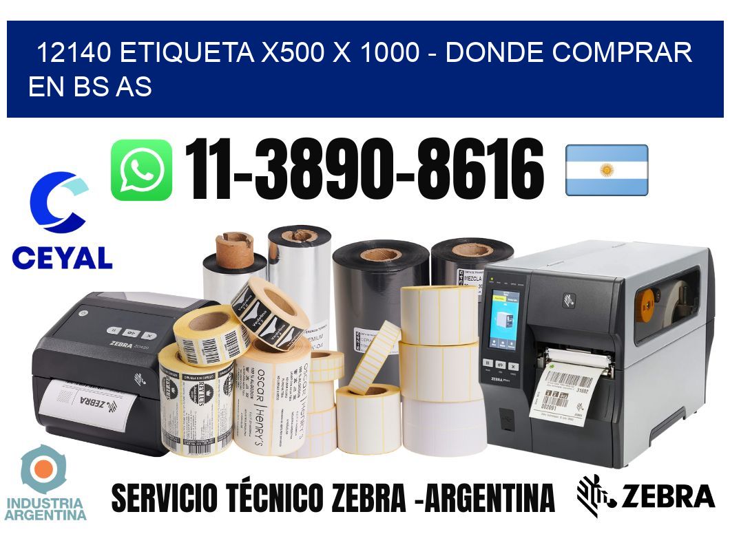 12140 etiqueta x500 x 1000 - Donde Comprar en bs as
