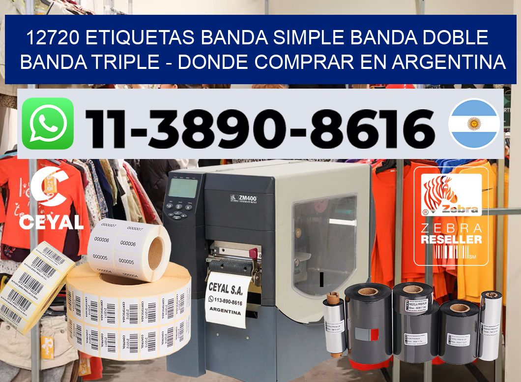 12720 etiquetas banda simple banda doble banda triple – Donde Comprar en Argentina