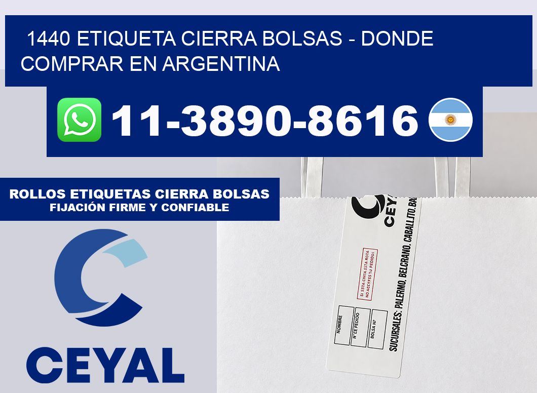 1440 etiqueta Cierra Bolsas – Donde Comprar en Argentina