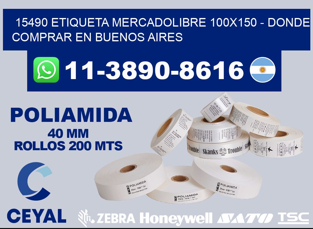 15490 etiqueta MercadoLibre 100x150 - Donde Comprar en Buenos Aires