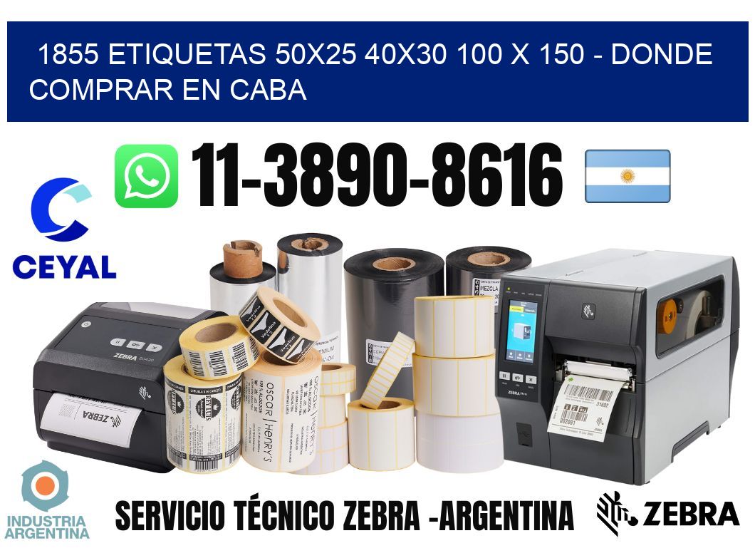 1855 etiquetas 50x25 40x30 100 x 150 - Donde Comprar en Caba