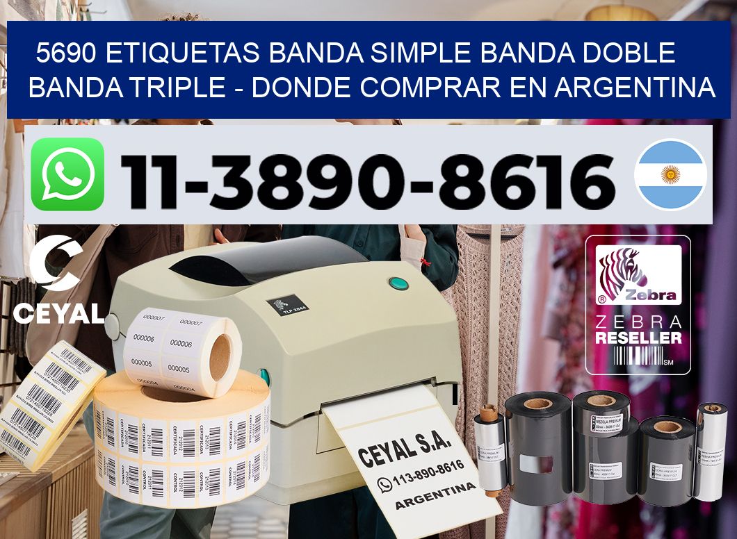 5690 etiquetas banda simple banda doble banda triple – Donde Comprar en Argentina