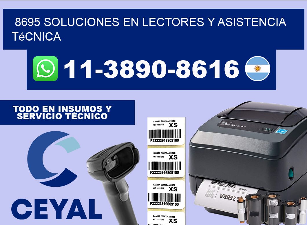 8695 Soluciones en Lectores y Asistencia Técnica