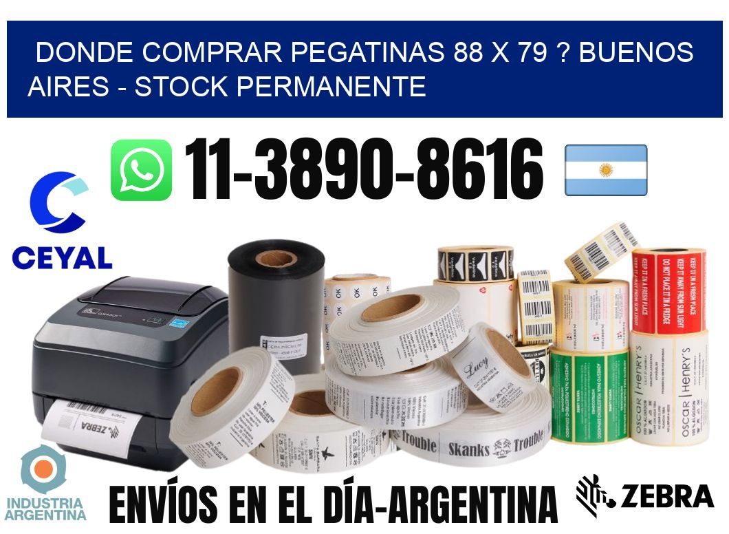 Donde Comprar pegatinas 88 x 79 ? Buenos Aires - Stock permanente