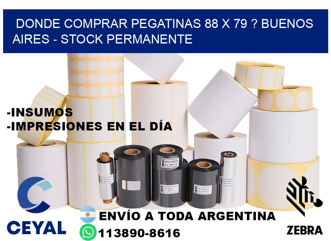 Donde Comprar pegatinas 88 x 79 ? Buenos Aires - Stock permanente