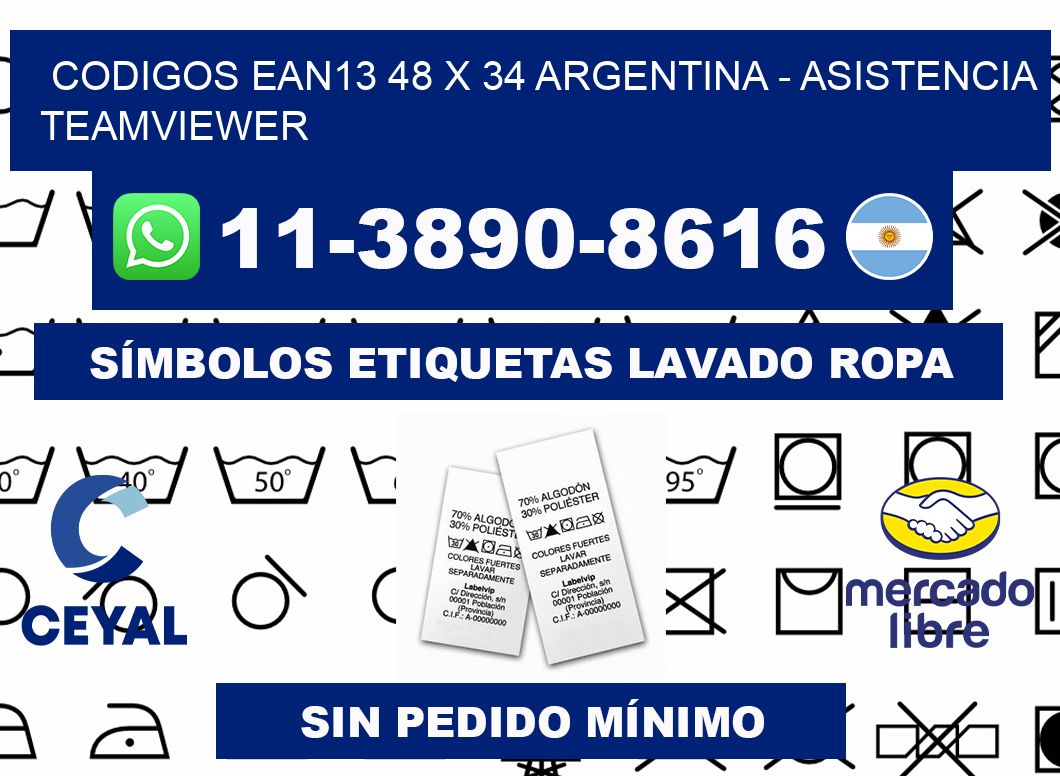 codigos ean13 48 x 34 argentina - asistencia teamviewer