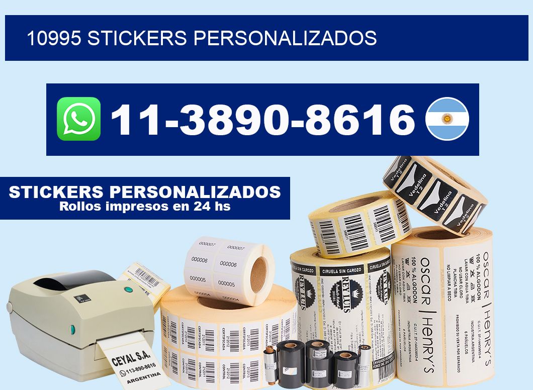 10995 stickers personalizados