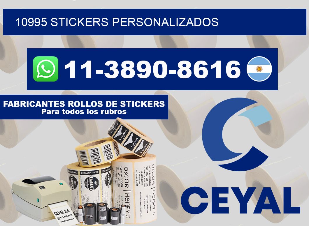 10995 stickers personalizados