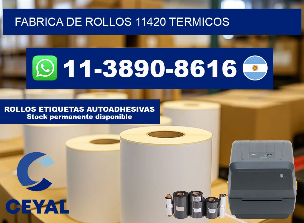 FABRICA DE ROLLOS 11420 TERMICOS