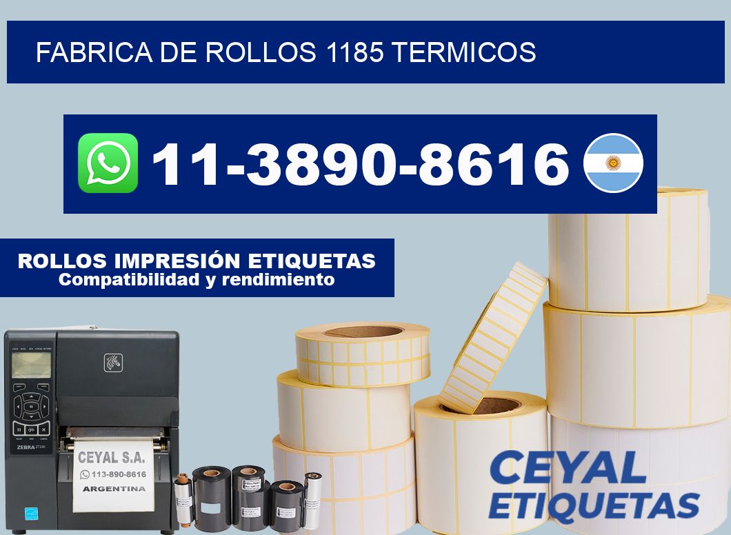 FABRICA DE ROLLOS 1185 TERMICOS