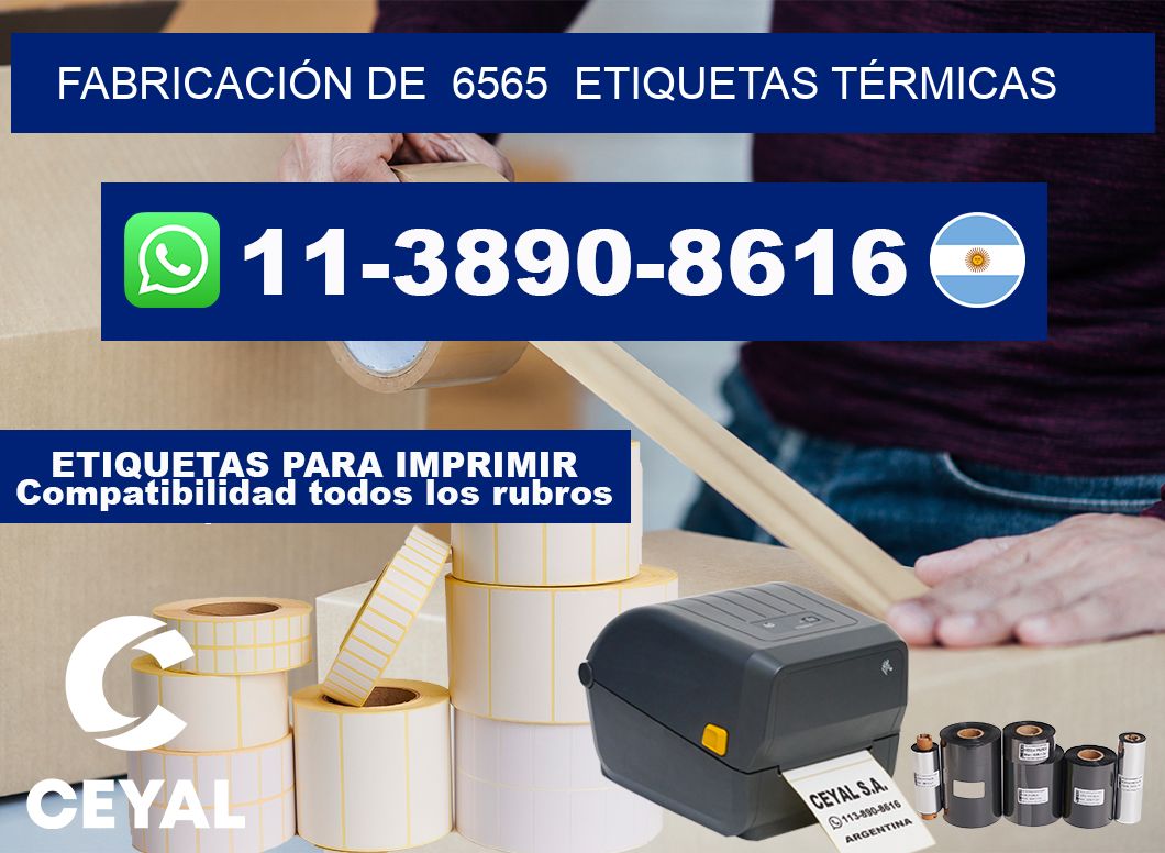 FABRICACIÓN DE  6565  ETIQUETAS TÉRMICAS