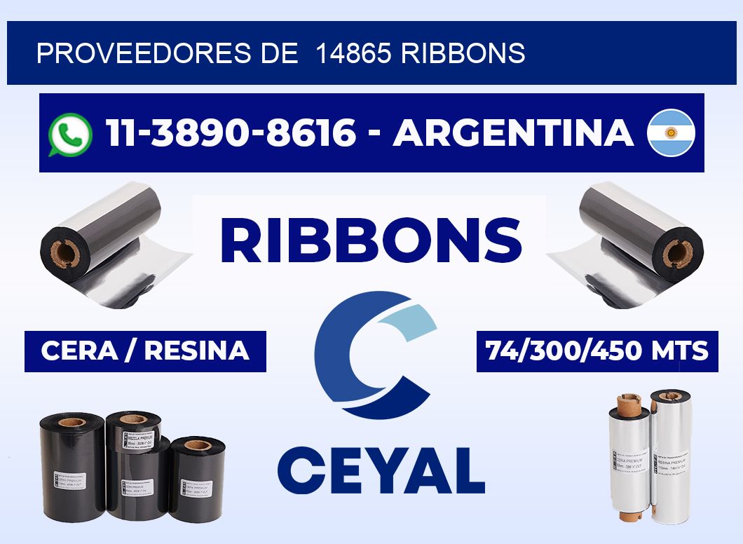 Proveedores de  14865 ribbons