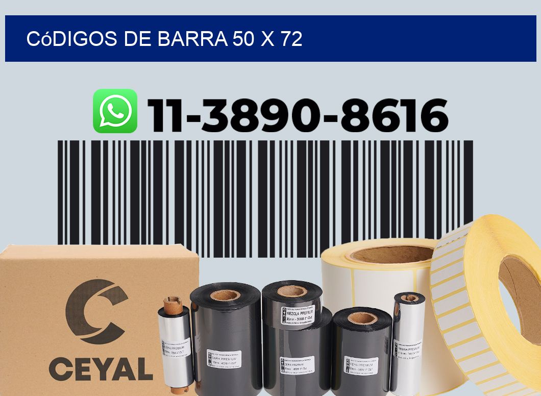 códigos de barra 50 x 72