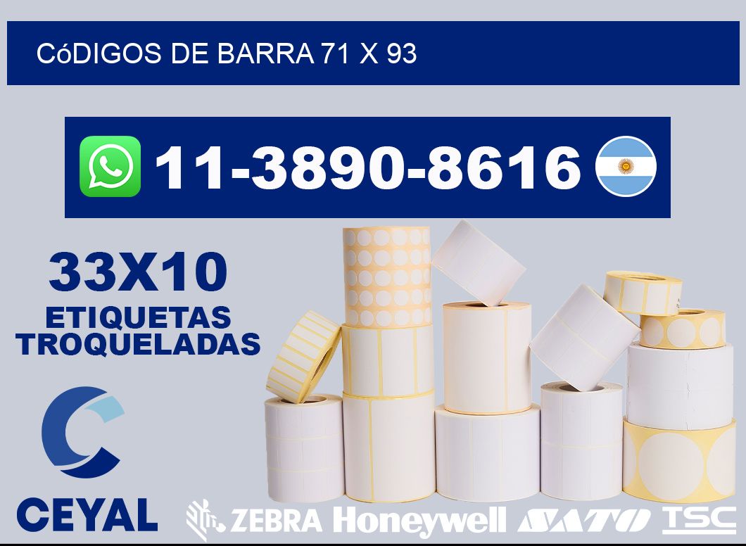 códigos de barra 71 x 93