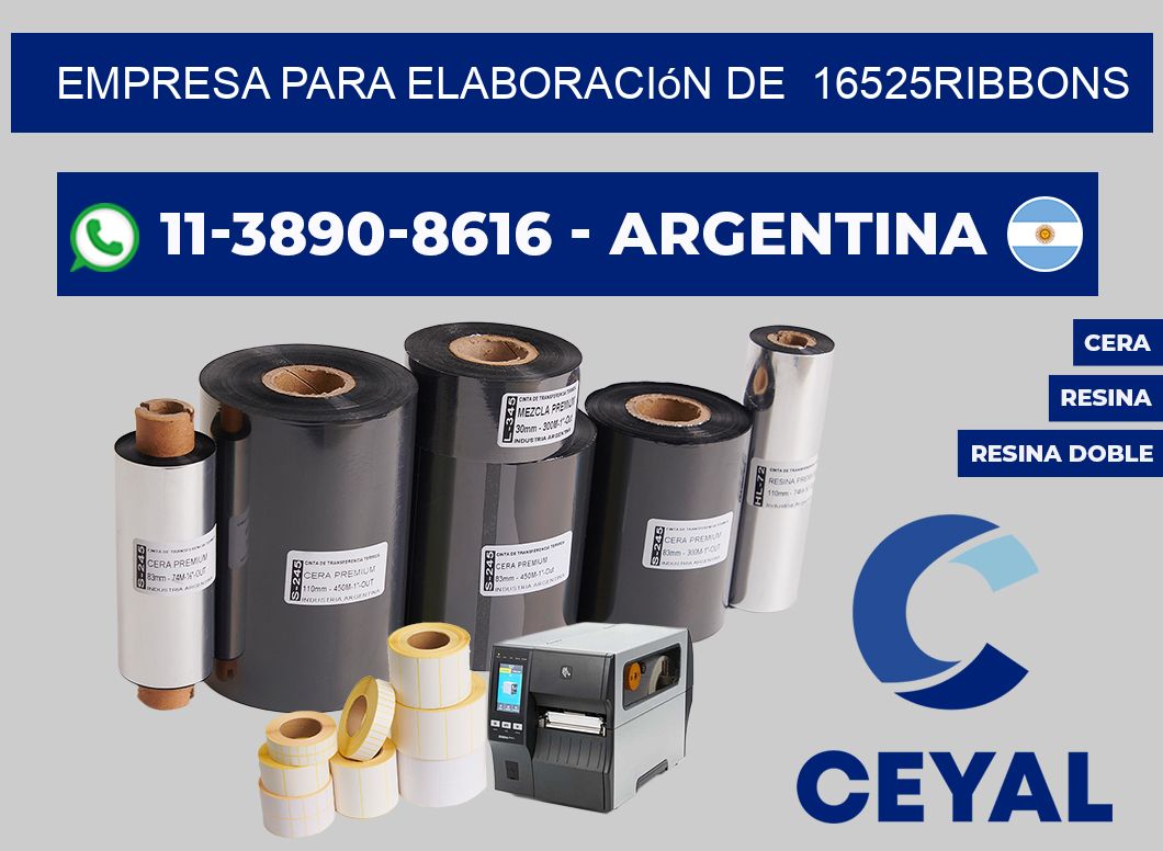 empresa para elaboración de  16525ribbons