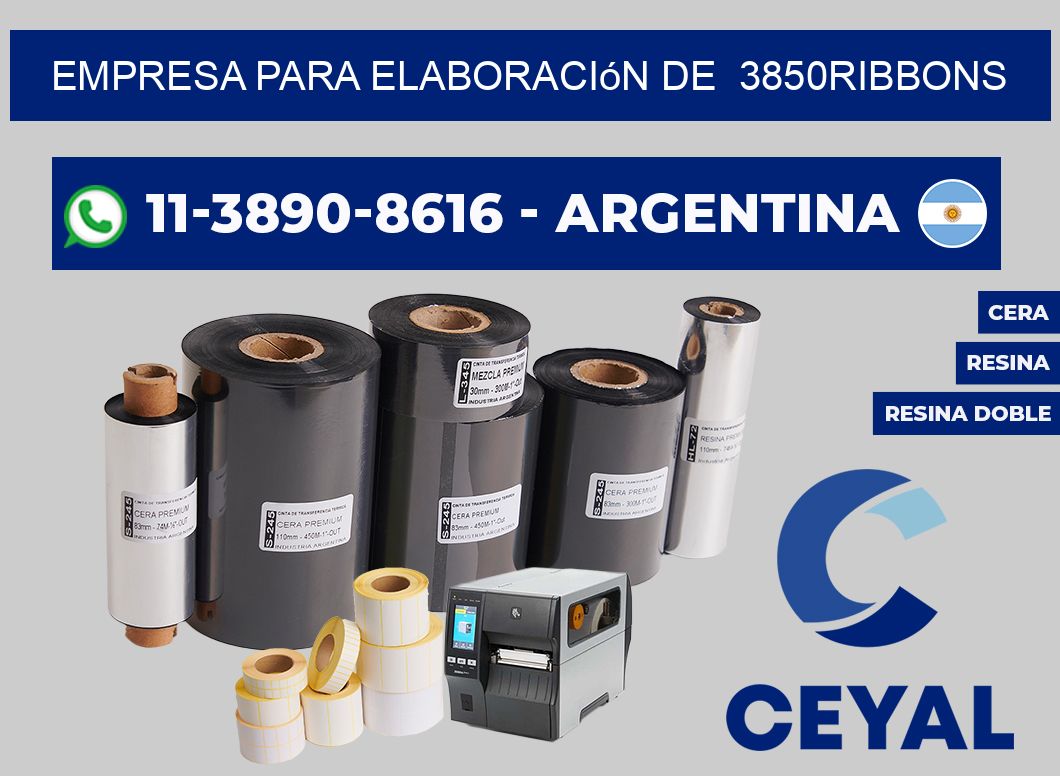 empresa para elaboración de  3850ribbons