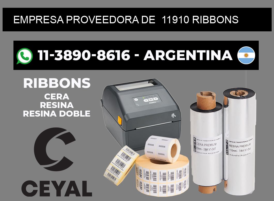 empresa proveedora de  11910 ribbons