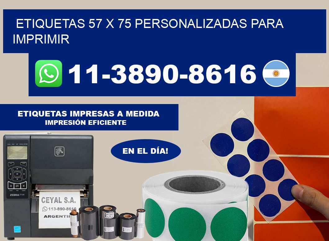 etiquetas 57 x 75 personalizadas para imprimir
