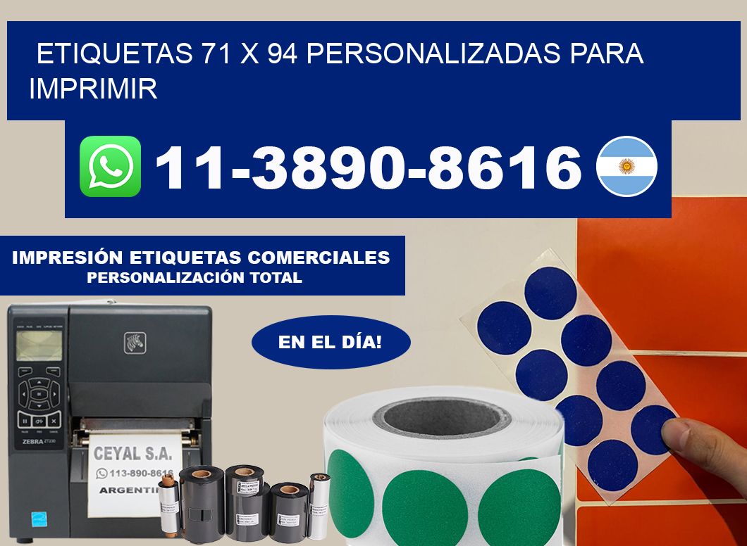 etiquetas 71 x 94 personalizadas para imprimir
