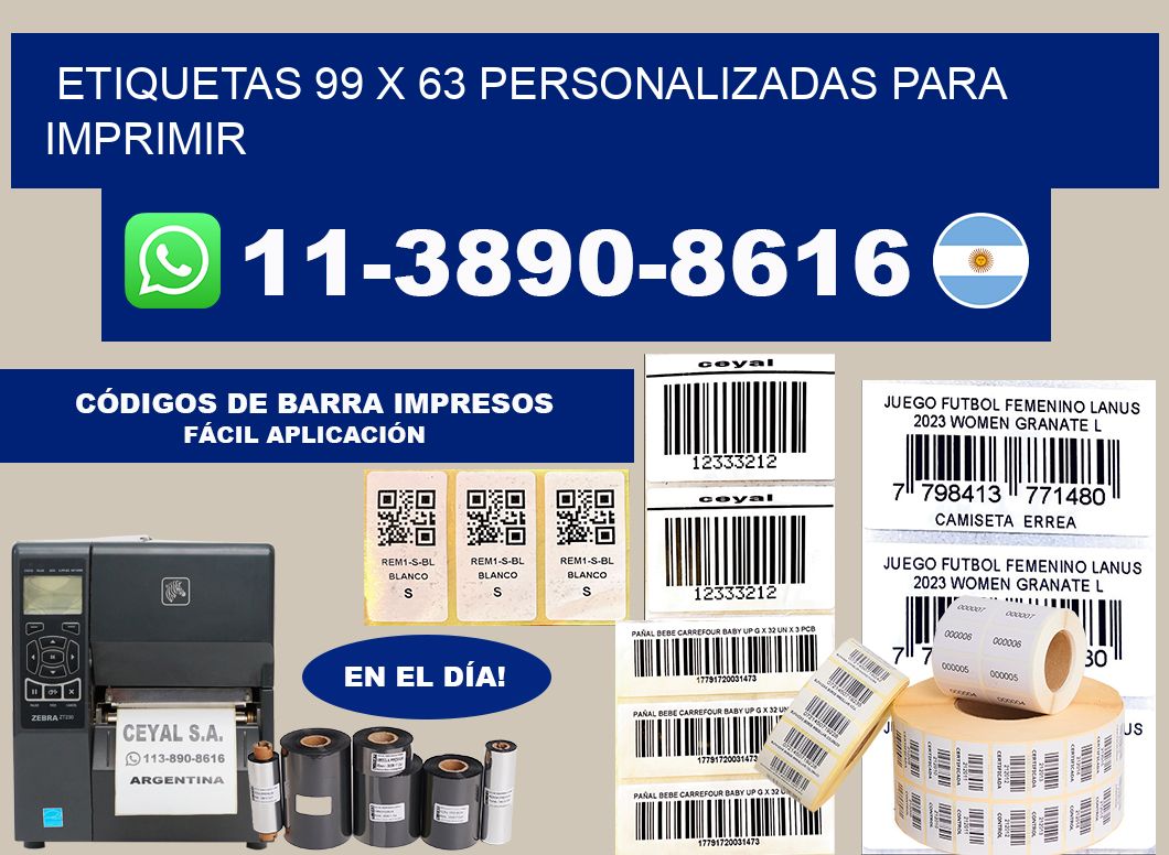 etiquetas 99 x 63 personalizadas para imprimir