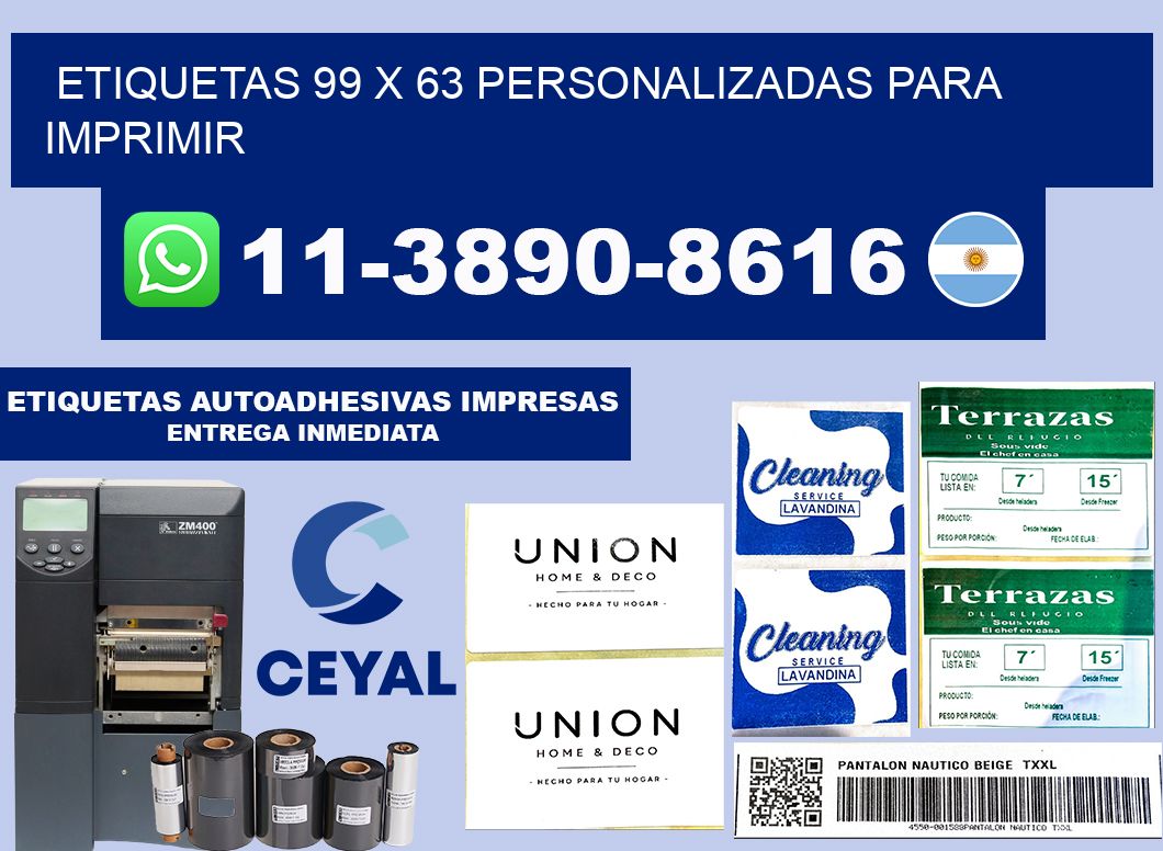 etiquetas 99 x 63 personalizadas para imprimir