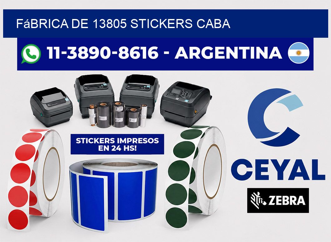fábrica de 13805 stickers CABA