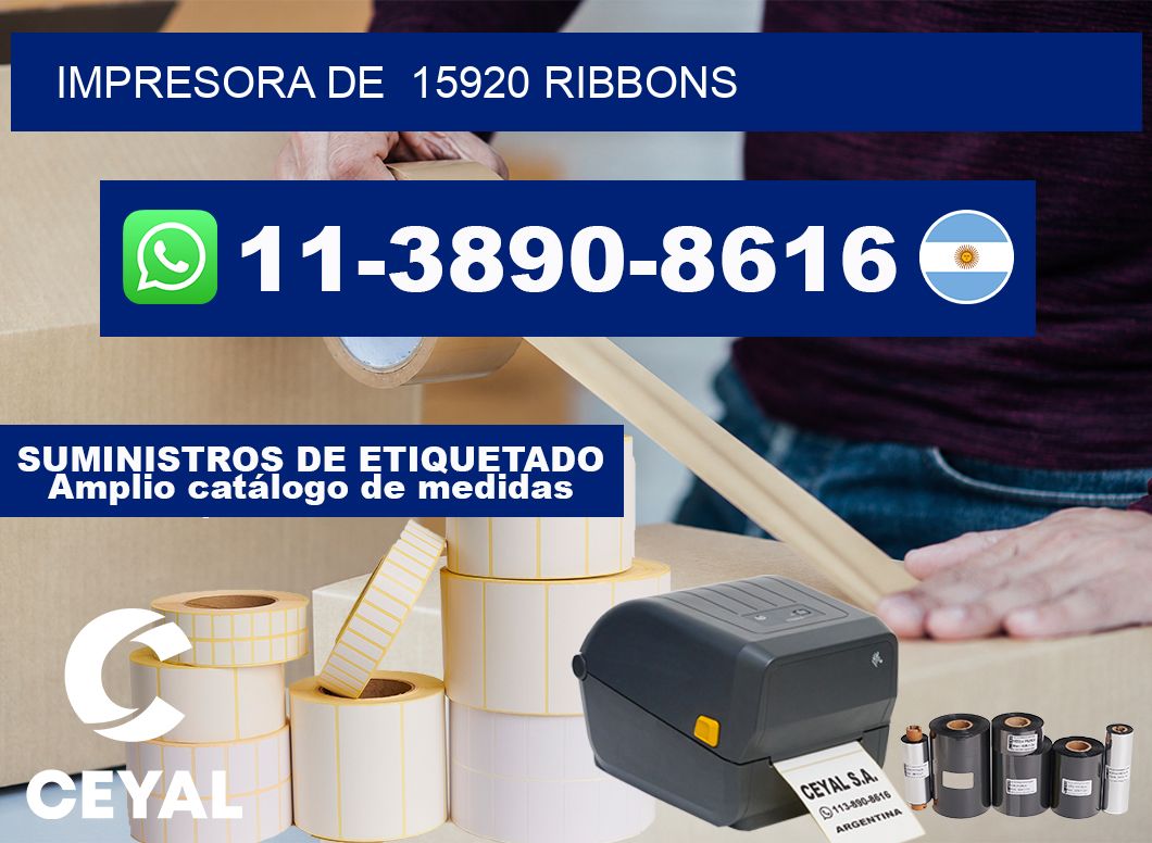 impresora de  15920 ribbons