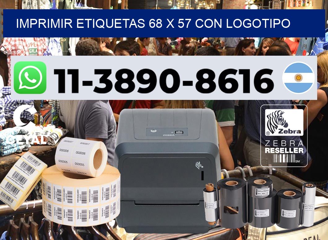 imprimir etiquetas 68 x 57 con logotipo